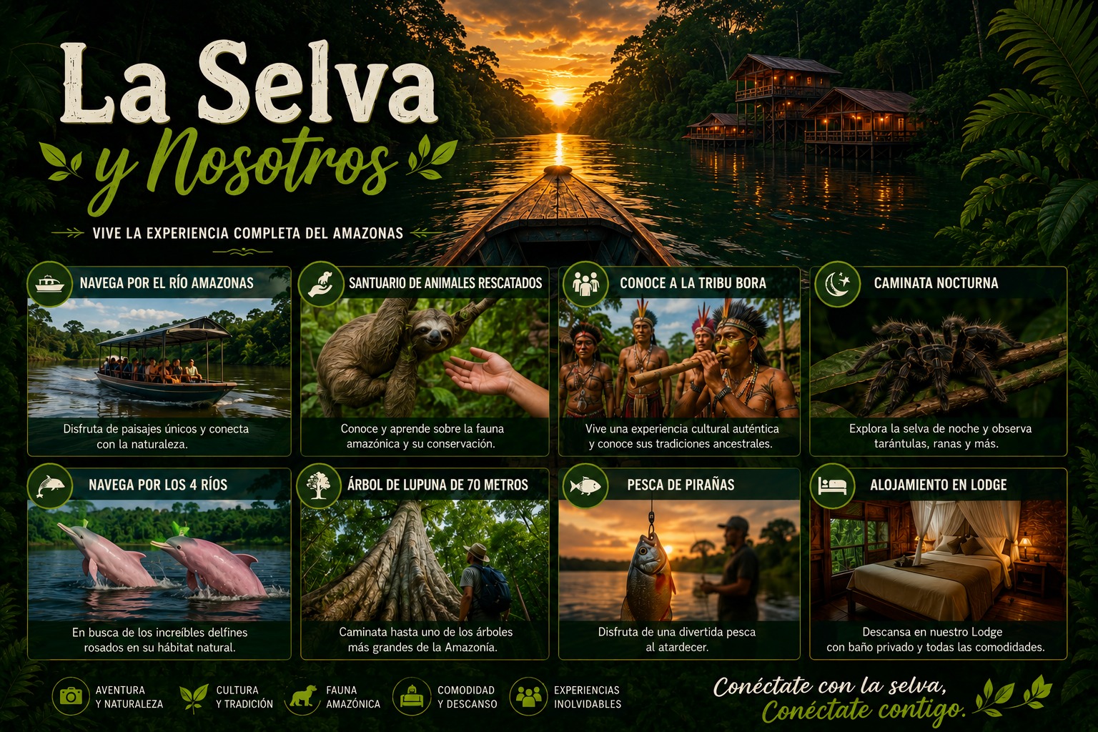 2 Días / 1 Noche - La Selva y Nosotros