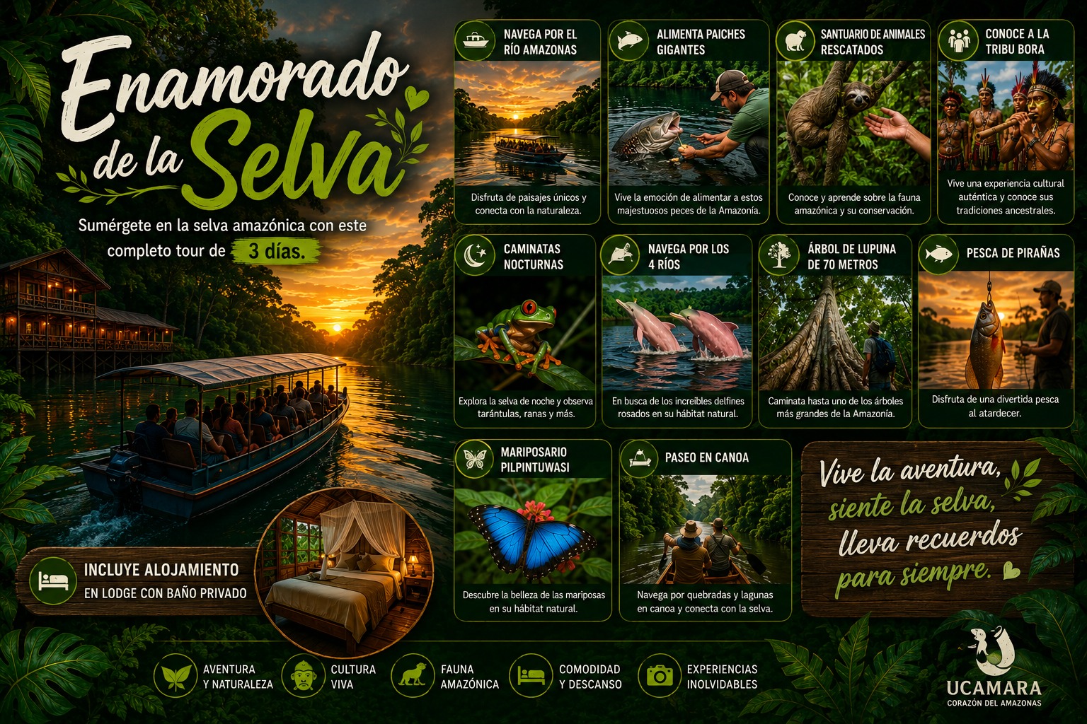 3 Días / 2 Noches - Enamorado de la Selva